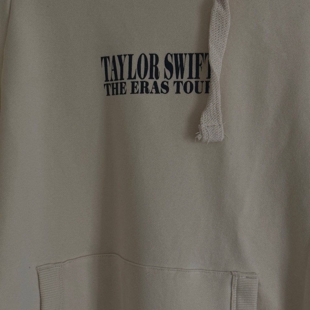 Eras Tour Exclusive Beige Hoodie NWT size Small Taylor Swift Tour Merch